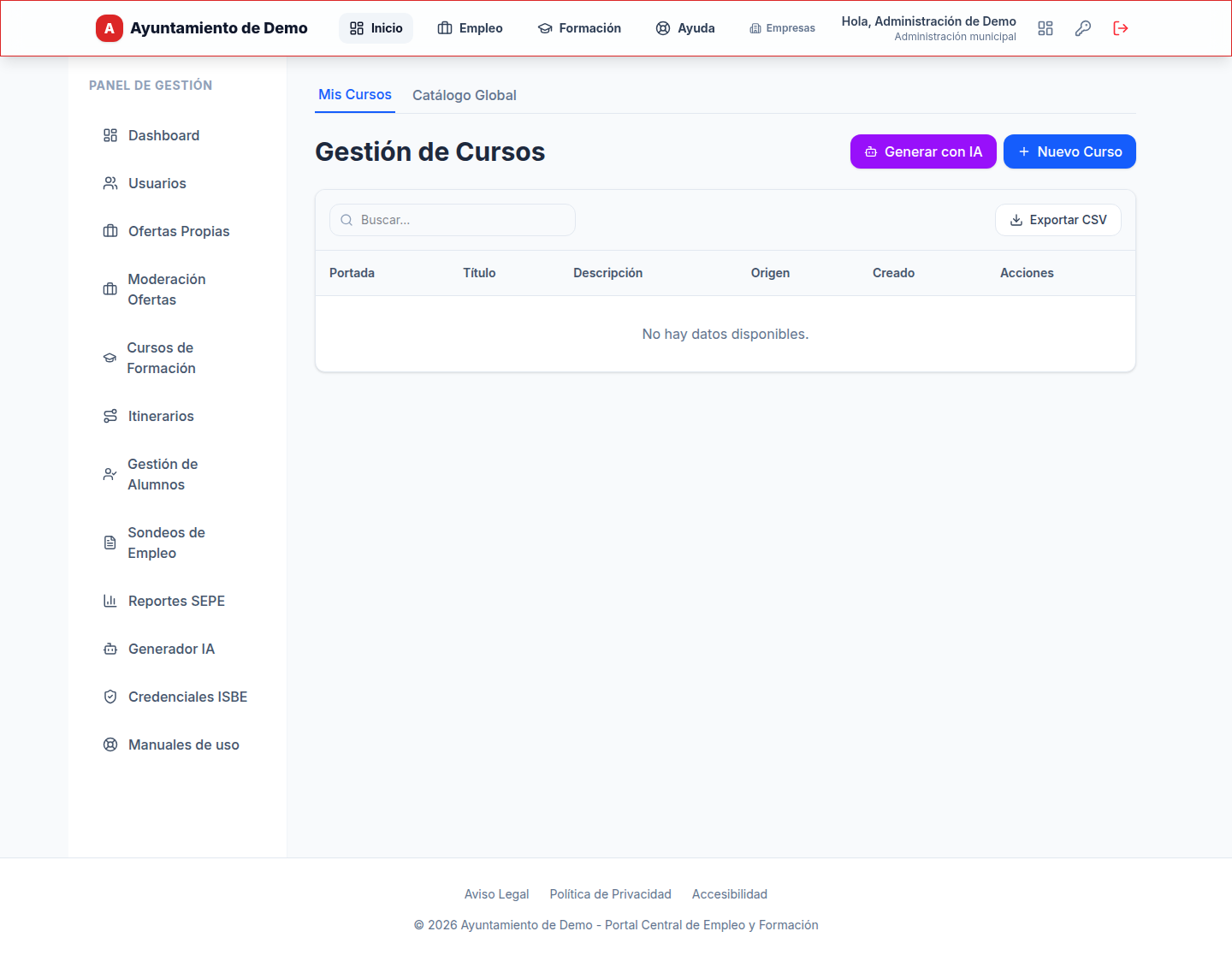 Crea el curso desde «Mis Cursos» — Crear un curso propio y redactar su contenido
