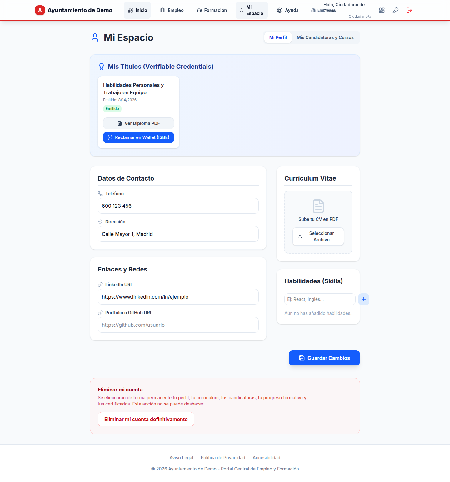Encuéntralos todos en «Mi Espacio» — Conseguir y descargar tu diploma