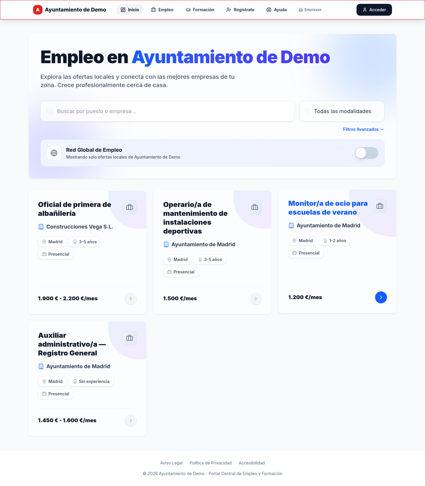 Busca por puesto o por empresa — Buscar ofertas de empleo y filtrarlas